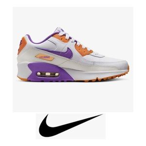 SOLD —- Nike Air Max 4Y (unisex) purple, white, & orange
